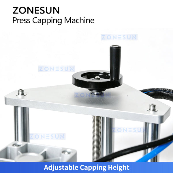 ZONESUN ZS-PDCM100C Semi-Automatic Pneumatic Plastic Bucket Lid Pressing Machine