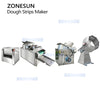ZONESUN ZS-DSPL1 Industrial Automatic Dough Strip Production Line for Chin Chin Processing