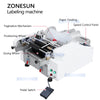ZONESUN ZS-JTB10 Semi-Automatic Wet Glue Labeler for Round Bottles