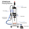 ZONESUN ZS-XG70ZC Pneumatic Jar Pressing Machine For Wine Bottle, T-Cork, Spray Outer Cap, Whisky