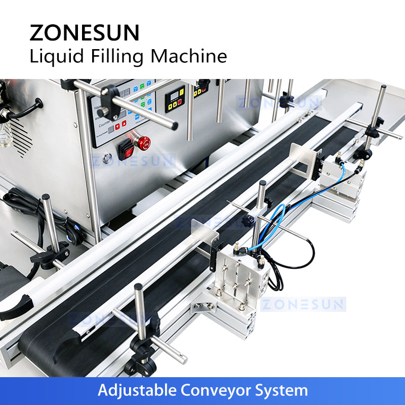 ZONESUN ZS-DTMP4 4 Nozzles Automatic Magnetic Pump Liquid Filling Machine