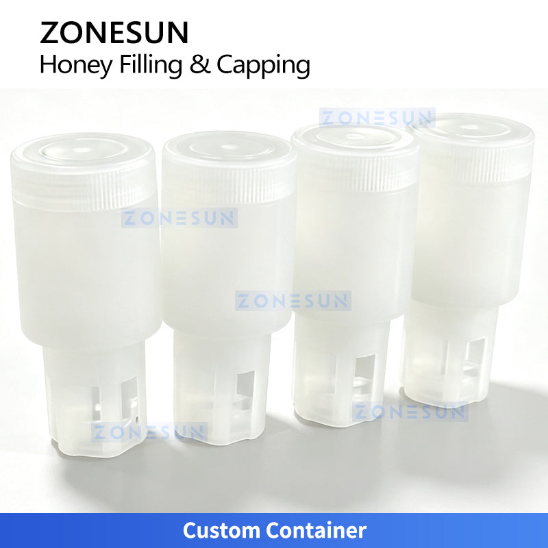 Honey jar filling and capping line