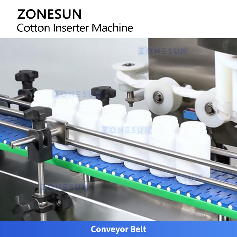 ZONESUN ZS-SED10 Automatic Cotton and Desiccant Inserting Machine Desiccant Feeder