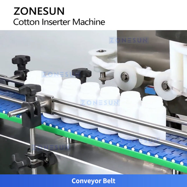 ZONESUN ZS-SED10 Automatic Cotton and Desiccant Inserting Machine Desiccant Feeder