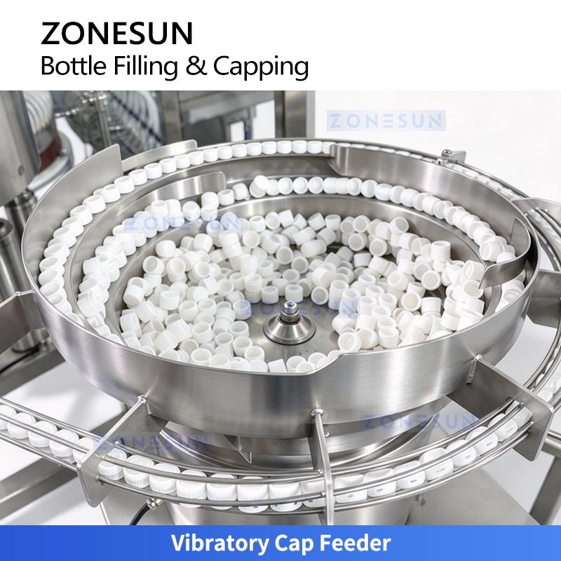 ZONESUN ZS-AFC16PB Automatic Small Bottle Tube Liquid Supplements Filling and Capping Machine