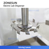 ZONESUN ZS-MX220 Electric Lifting High-Speed Disperser Mixer High-shear Mixing Equipment