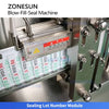 ZONESUN ZS-FS25U Automatic Plastic Ampoule Blow Fill Seal Machine for Pharmaceutical Cosmetic and Veterinary Single-Dose Packaging
