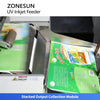ZONESUN ZS-FYP6 Automatic UV Inkjet Coding Machine Instant Curing Printer for Labels & Cards