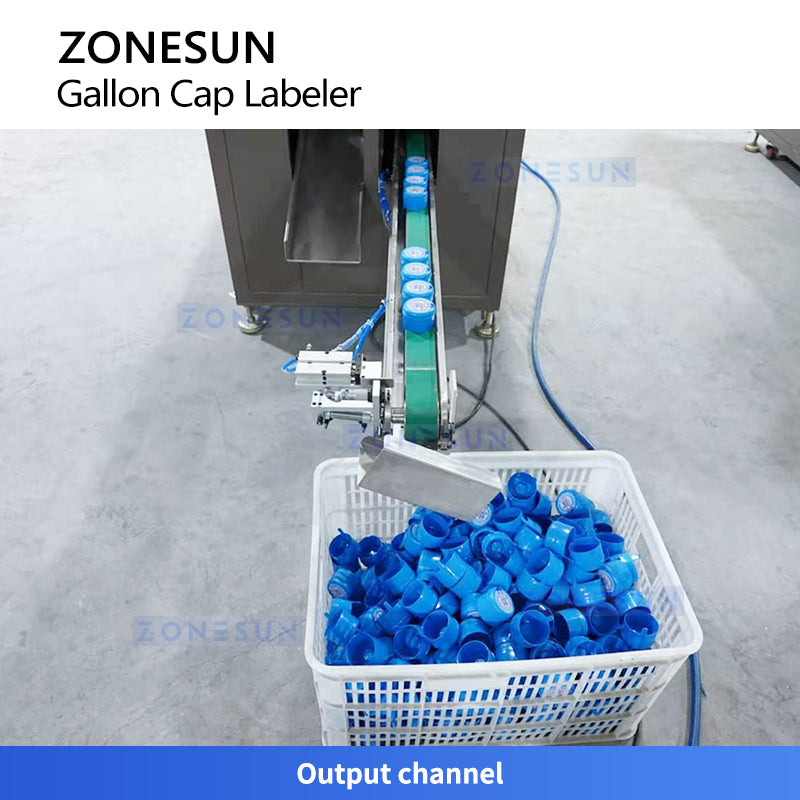 Bottle Cap Top Labeling Machine