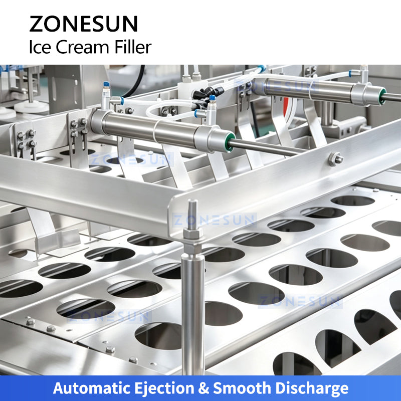High capacity ice cream packaging line