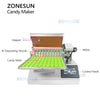 ZONESUN ZS-FM7C Semi-automatic Candy Gummy Filling Machine Chocolate Making Machine