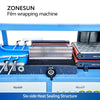 ZS-MSFM730 Servo Automatic 3D Transparent Film Box Overwrapping Machine