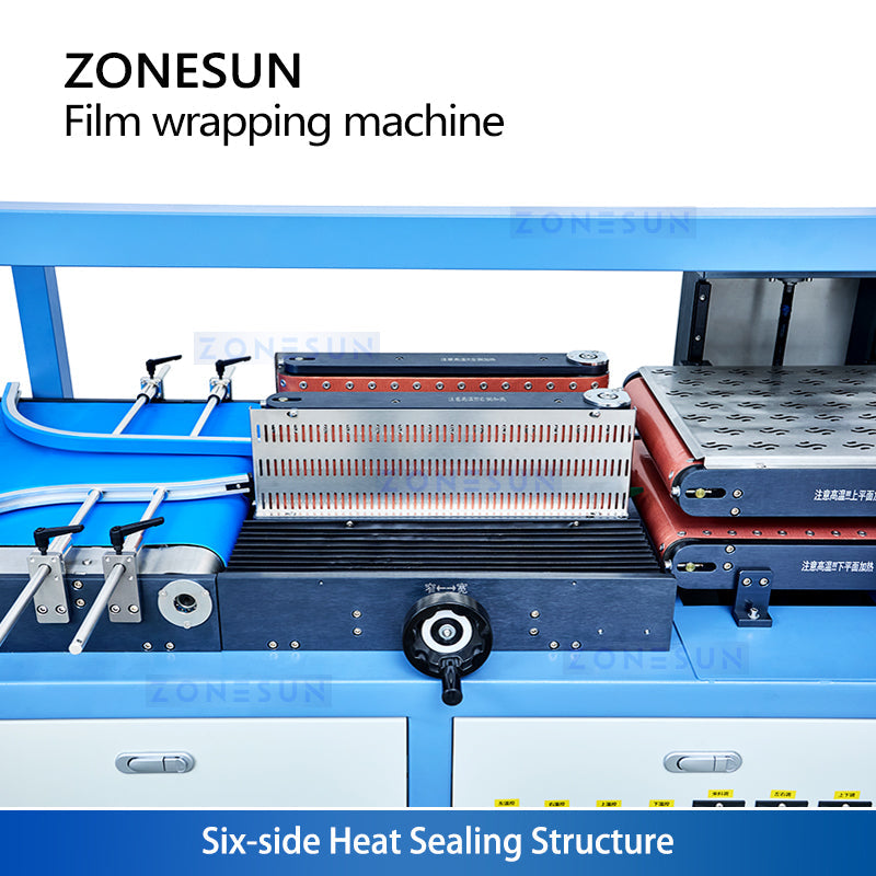 ZS-MSFM730 Servo Automatic 3D Transparent Film Box Overwrapping Machine