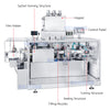 ZONESUN ZS-FS120C Filling Sealing Machine For Easy Snap Bag Liquid & Cosmetic