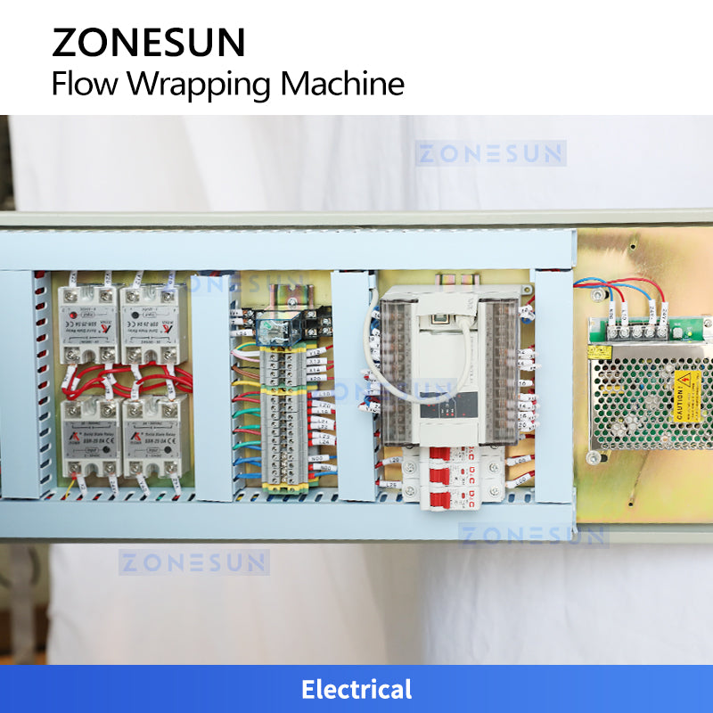 ZONESUN ZS-ZB350S Servo Horizontal Flow Anti Tamper Wrapper for Bubble Film