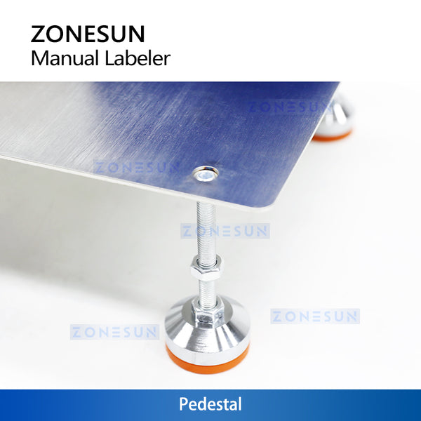 ZONESUN ZS-TB3 Manual Labeling Machine for Round, Square, Polygon Bottles