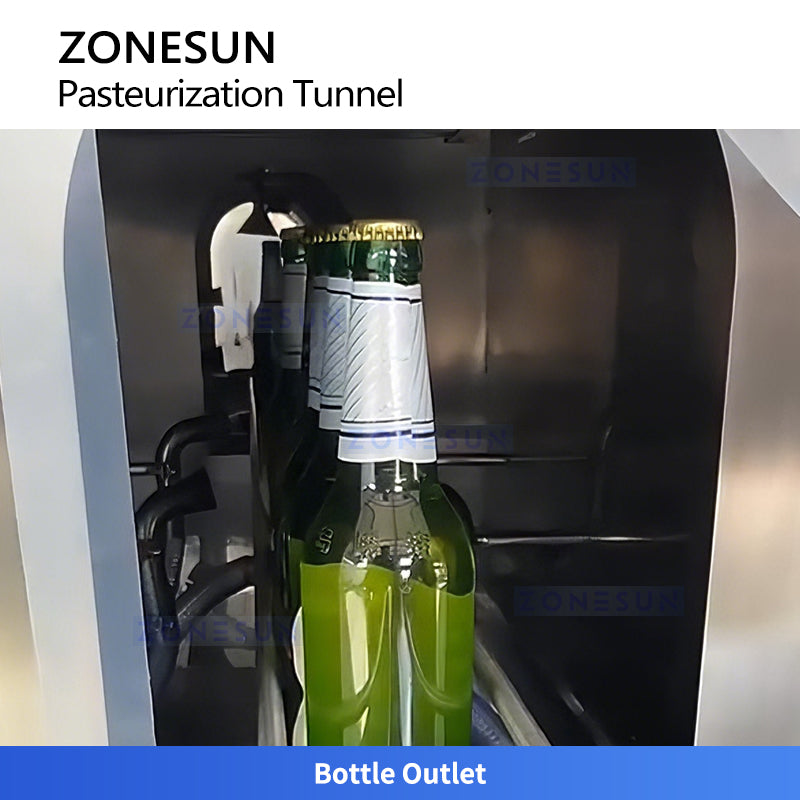 ZONESUN ZS-PM2 Tunnel Pasteurizer With Washing Dryer