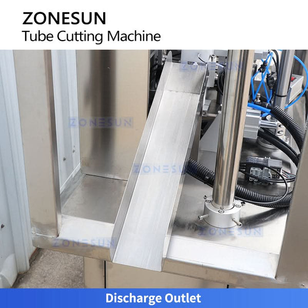 ZONESUN Fully Automatic ZS-JG25 V‑Cut Tube Cutting Machine for Cosmetic Pump Tubes & Sprayer Tubes | Industrial Tube Cutter