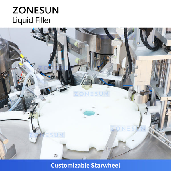 Máquina tapadora de llenado de líquidos con bomba peristáltica rotativa personalizada ZONESUN 