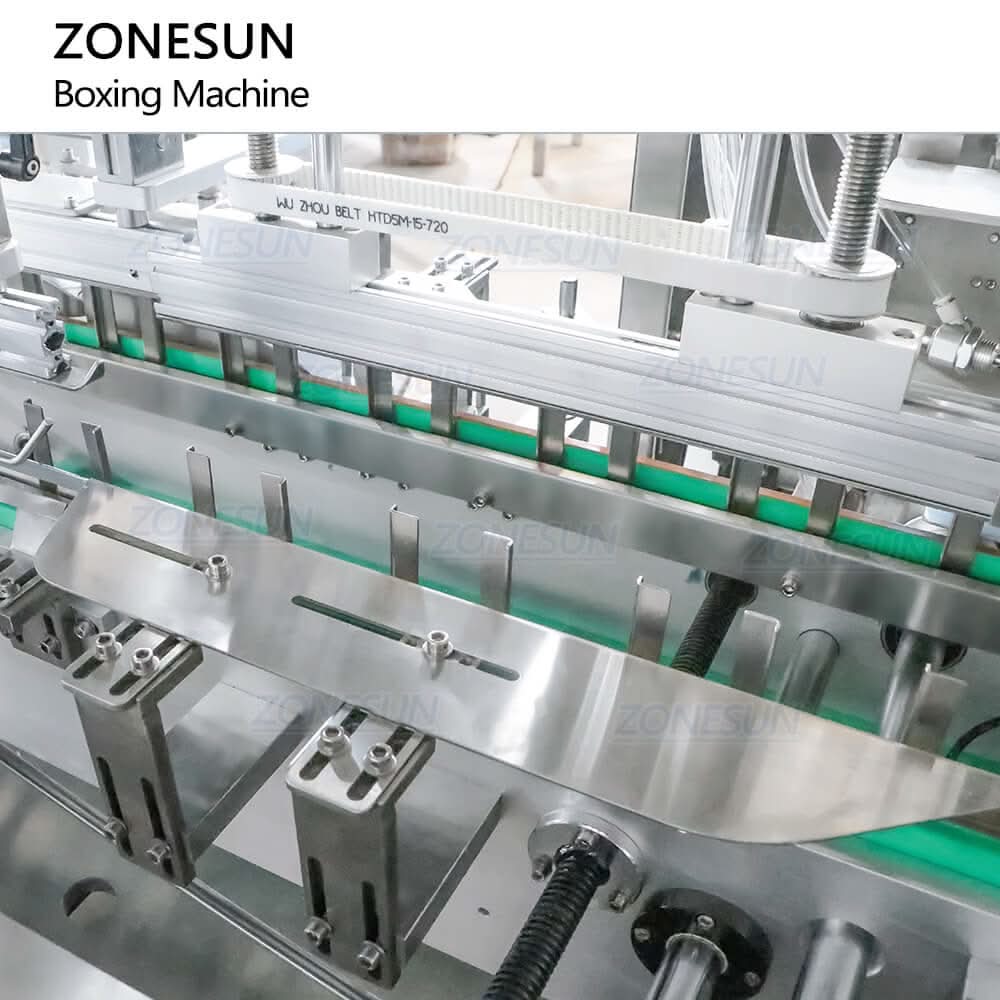 ZONESUN ZS-MSZH50N Automatic Cartoning Machine with Leaflet Insertion Box Packing Line for Cosmetics Electronics