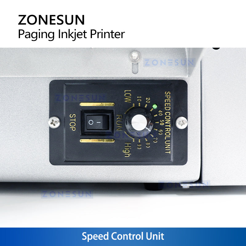 ZONESUN ZS-FYP5 Automatic Paging Coding Machine Flat Bags Cards Inkjet Coding Printer
