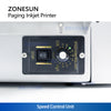 ZONESUN ZS-FYP5 Automatic Paging Coding Machine Flat Bags Cards Inkjet Coding Printer