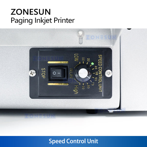 ZONESUN ZS-FYP5 Automatic Paging Coding Machine Flat Bags Cards Inkjet Coding Printer