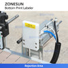 ZONESUN ZS-512F Automatic Bottom Labeling Machine with Real-Time Printing and RFID Verification