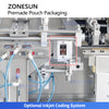 ZONESUN AFS04W 4-Head Linear Weigher Premade Pouch Packaging Machine