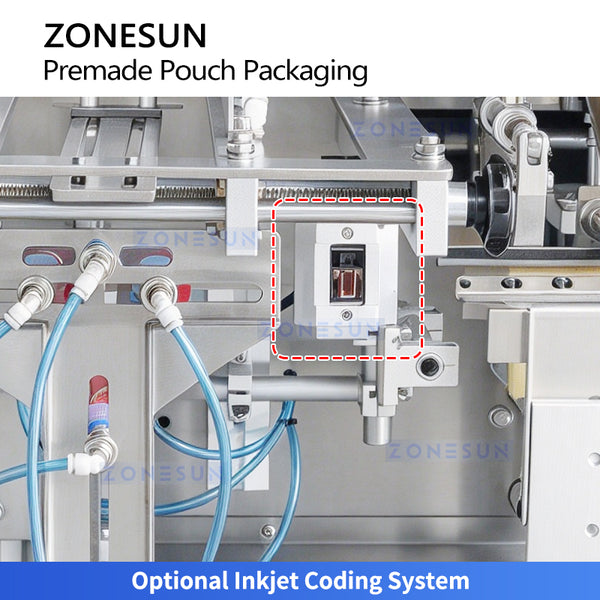 ZONESUN AFS04W 4-Head Linear Weigher Premade Pouch Packaging Machine