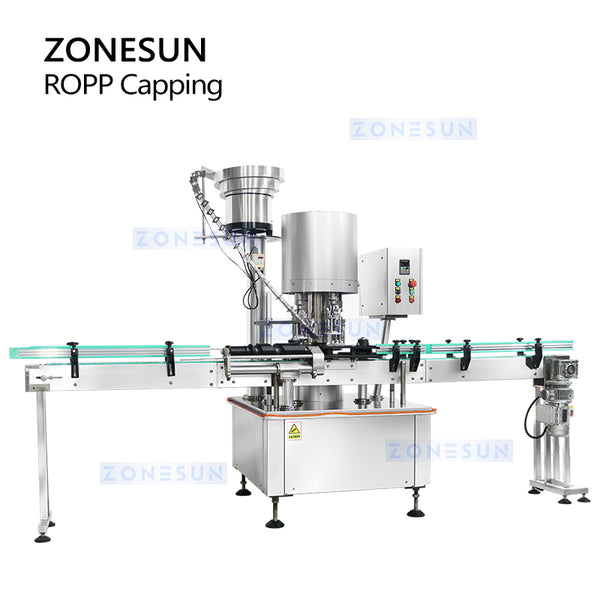 ZONESUN ZS-XG440C4 Automatic ROPP Pilfer Proof Capping Machine