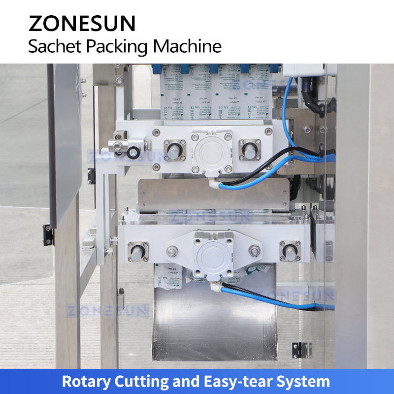 ZONESUN ZS-FS500K4 Automatic 4 Lane VFFS Granule Packaging Machine High Speed Sachet Packing System