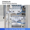 ZONESUN ZS-FS500K4 Automatic 4 Lane VFFS Granule Packaging Machine High Speed Sachet Packing System