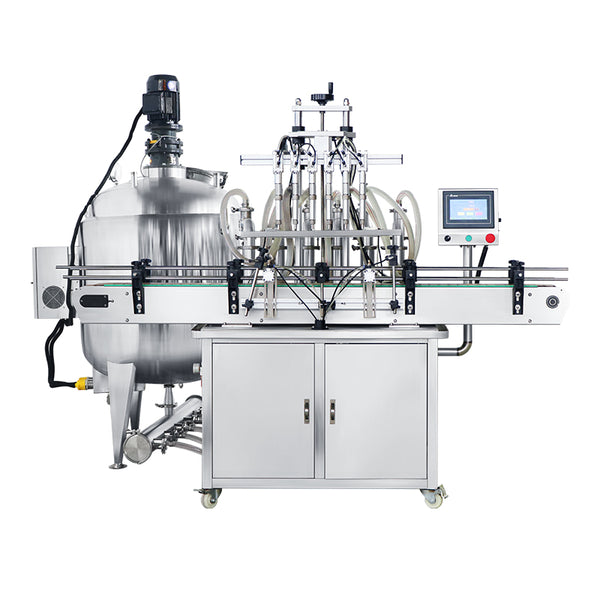 ZONESUN ZS-YT6T-6V Liquid Filling Machine with 400L Mixing Heating Tank
