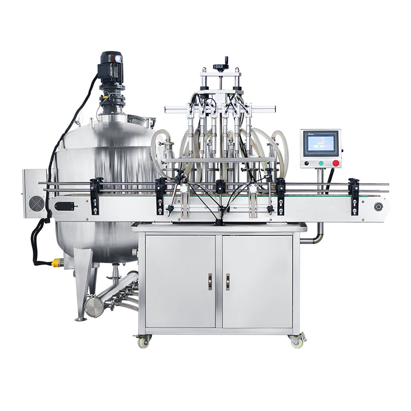 ZONESUN ZS-YT6T-6V Liquid Filling Machine with 400L Mixing Heating Tank