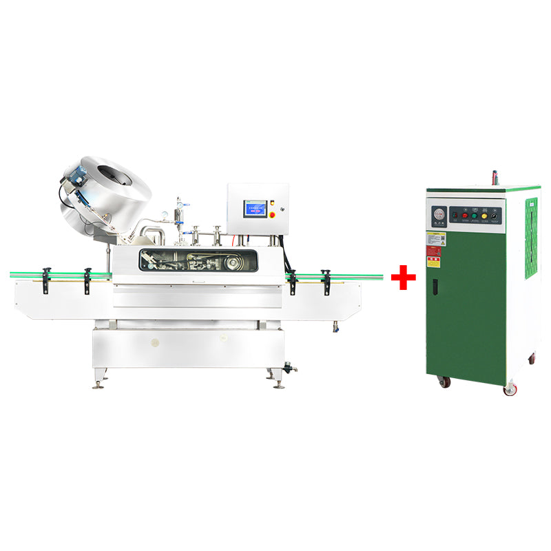 ZONESUN ZS-XG01 Steam Vacuum Capping Machine for Airtight Bottle Sealing