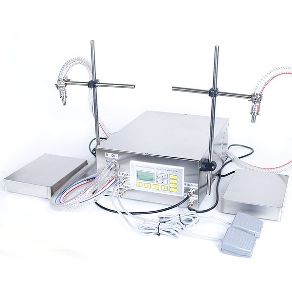 ZONESUN ZS-GP632 Dual-Nozzle Gear Pump Liquid Weighing Filling Machine 8L
