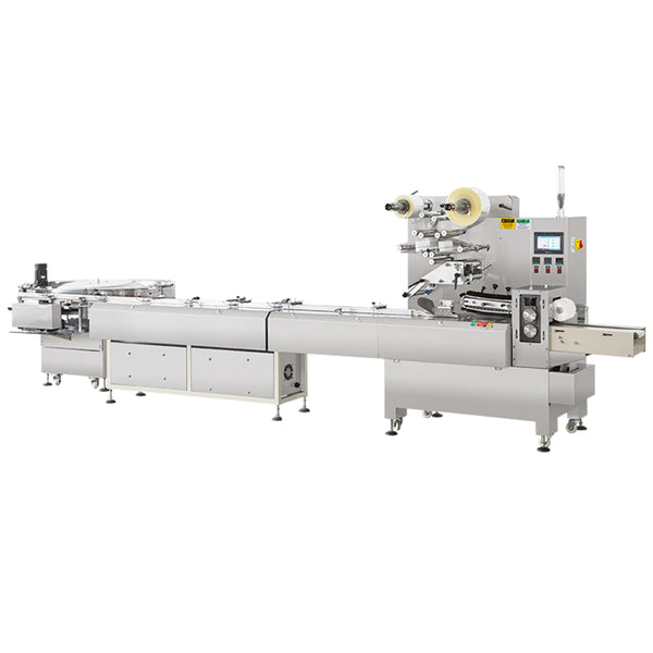 ZONESUN ZS-HYS350U Horizontal Packaging Machine with Unscrambler System
