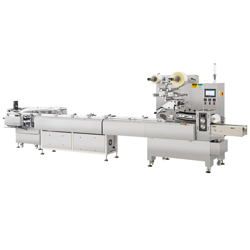 ZONESUN ZS-HYS350U Horizontal Packaging Machine with Unscrambler System