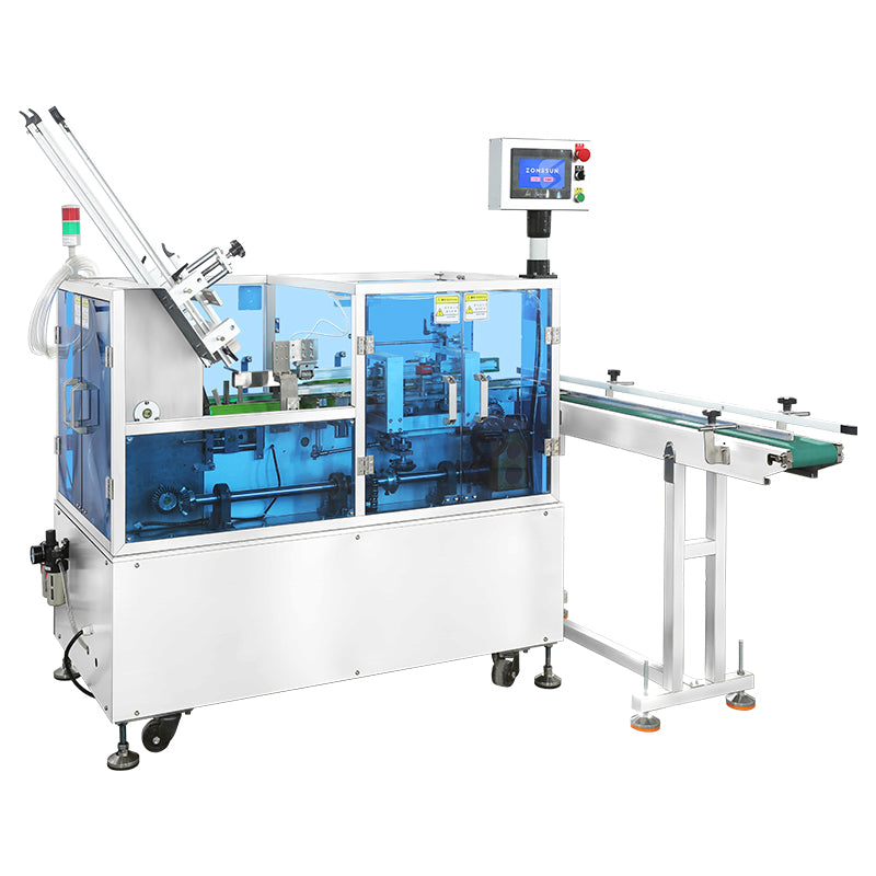 ZONESUN ZS-KW080 Top-Loading Cartoner for Cosmetics, Pharma & Small Goods Boxes