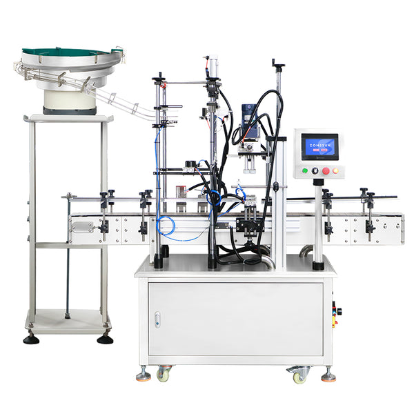 ZONESUN ZS-XG440I Automatic Pump Bottle Capping Machine with Vibrating Bowl - 110V - 220V
