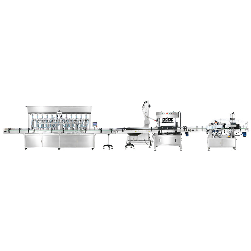 ZONESUN ZS-FAL180Z4 5L Oil Filling Capping Labeling Line