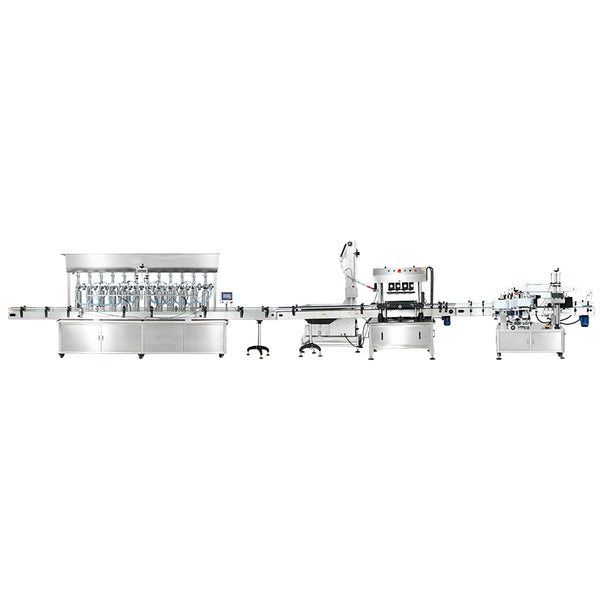 ZONESUN ZS-FAL180Z4 Automatic 5L Motor Oil Filling Capping Labeling Line