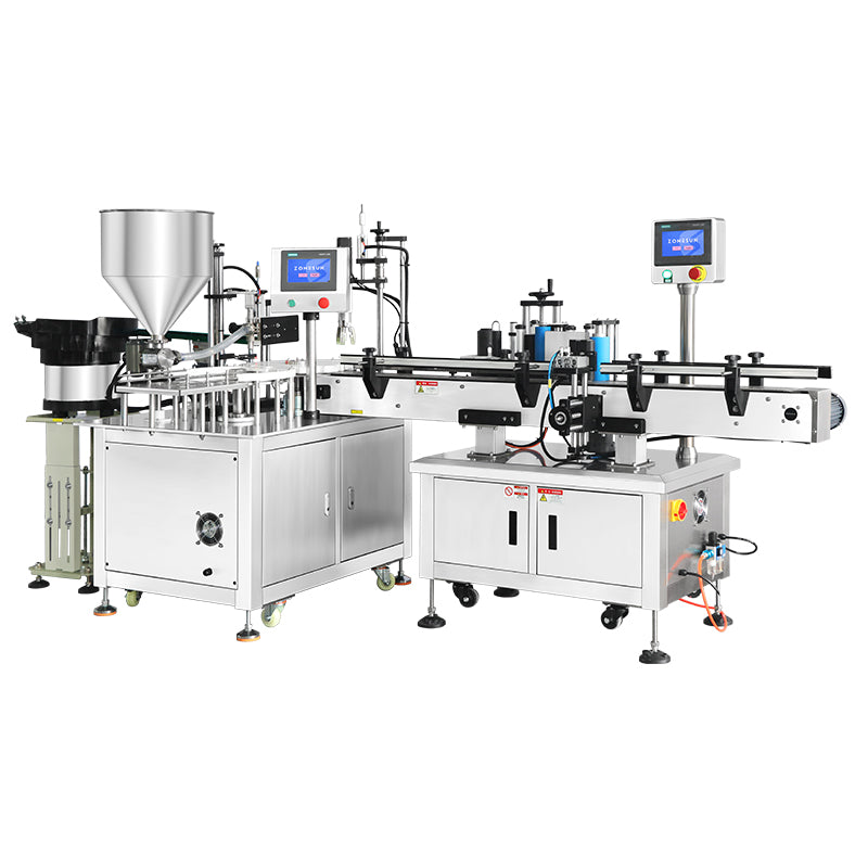 ZONESUN ZS-AFCL3 Liquid Bottle Filling Capping Labeling Line