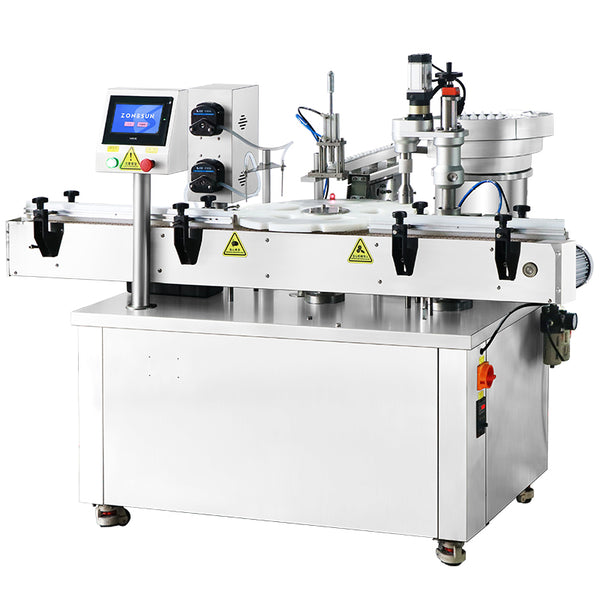 ZONESUN ZS-AFC32 Monoblock Liquid Filling Capping Machine - 110V - 220V