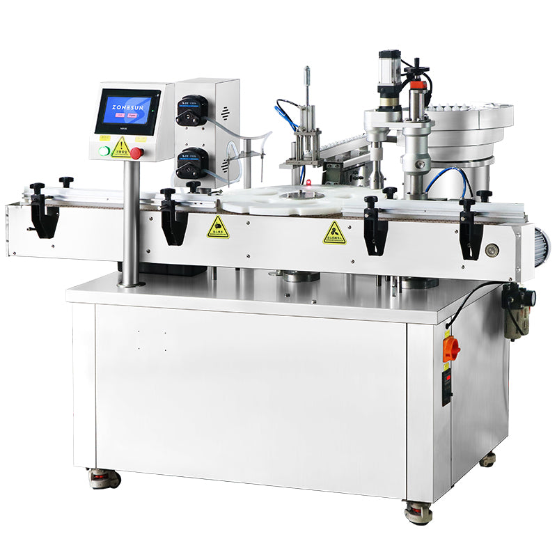 ZONESUN ZS-AFC32 Monoblock Liquid Filling Capping Machine - 110V - 220V