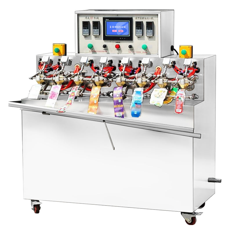 ZONESUN ZS-FS8 Ice Pop Packer Stick Filling Sealing Machine - 220V / 8 Head - 220V / 10 Head