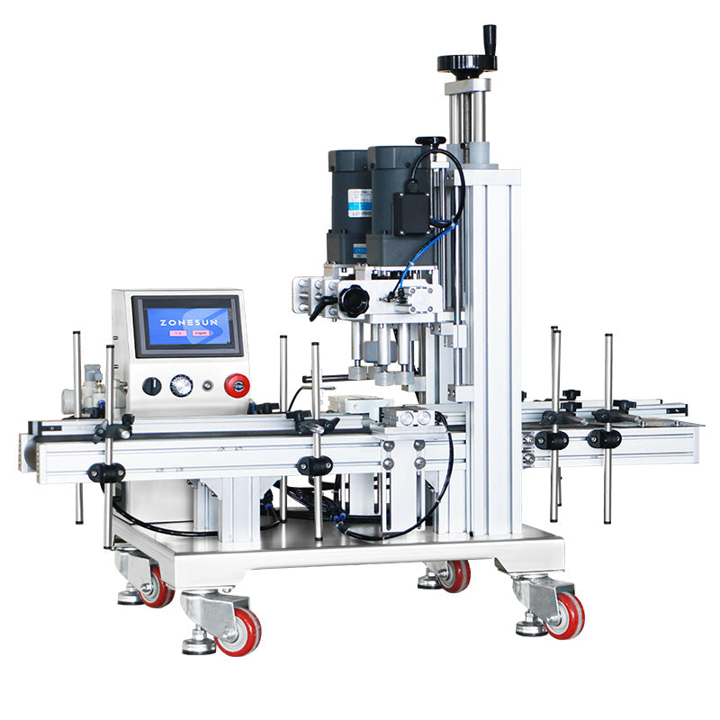 Zonesun ZS-XG1870M 4-wheel Compact Bottle Capping Machine