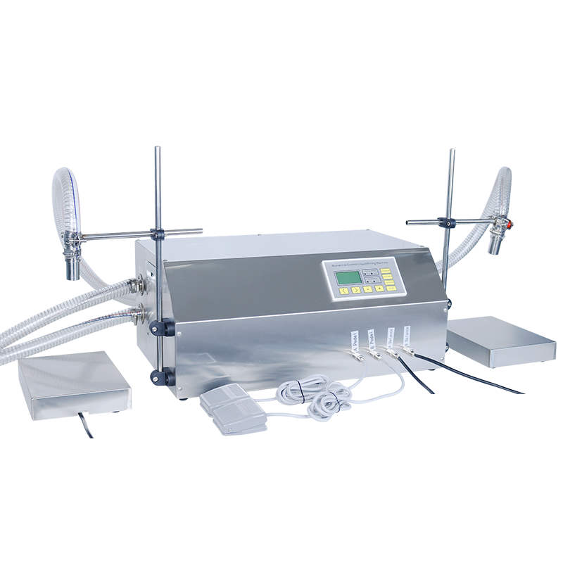 ZONESUN ZS-DP432W Dual-Nozzle Weighing Diaphragm Pump Filling Machine