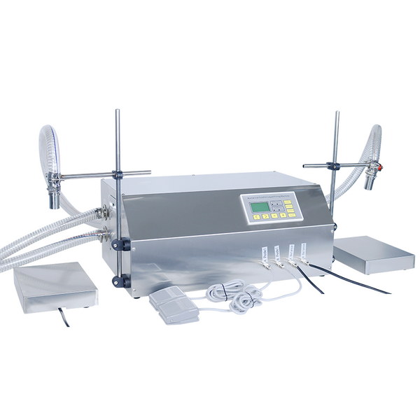 ZONESUN ZS-DP432W Dual-Nozzle Weighing Diaphragm Pump Filling Machine